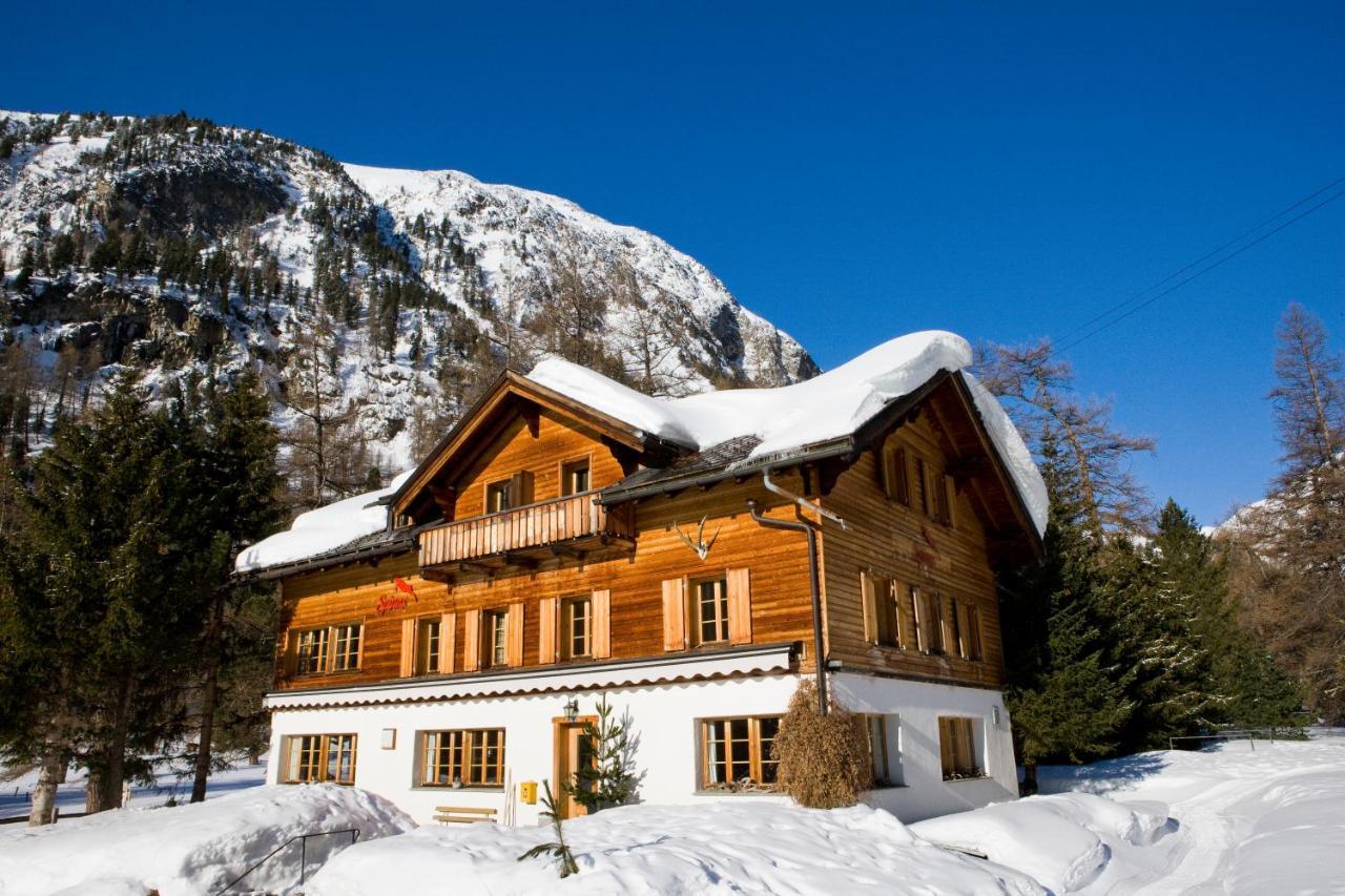 Gasthaus Spinas Bever Exterior foto